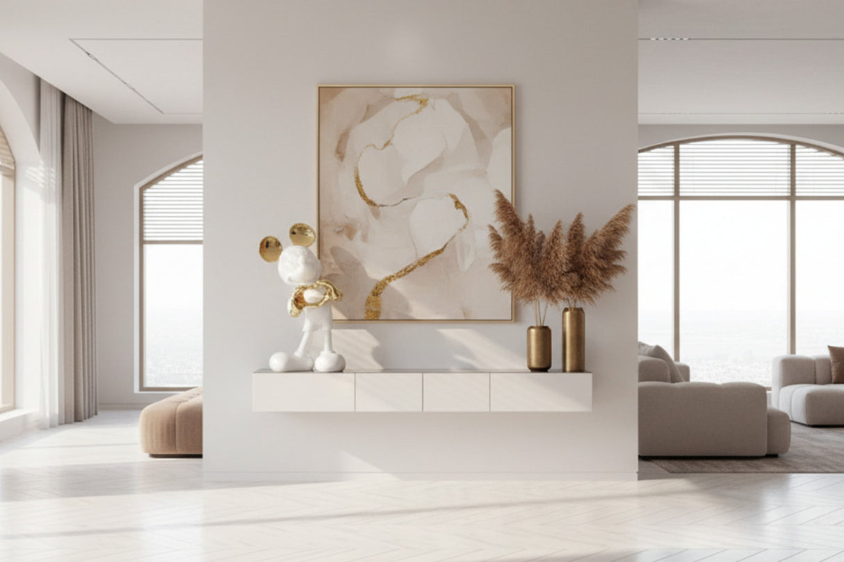 Love Heart Mickey Statue Premium-ChandeliersDecor.com