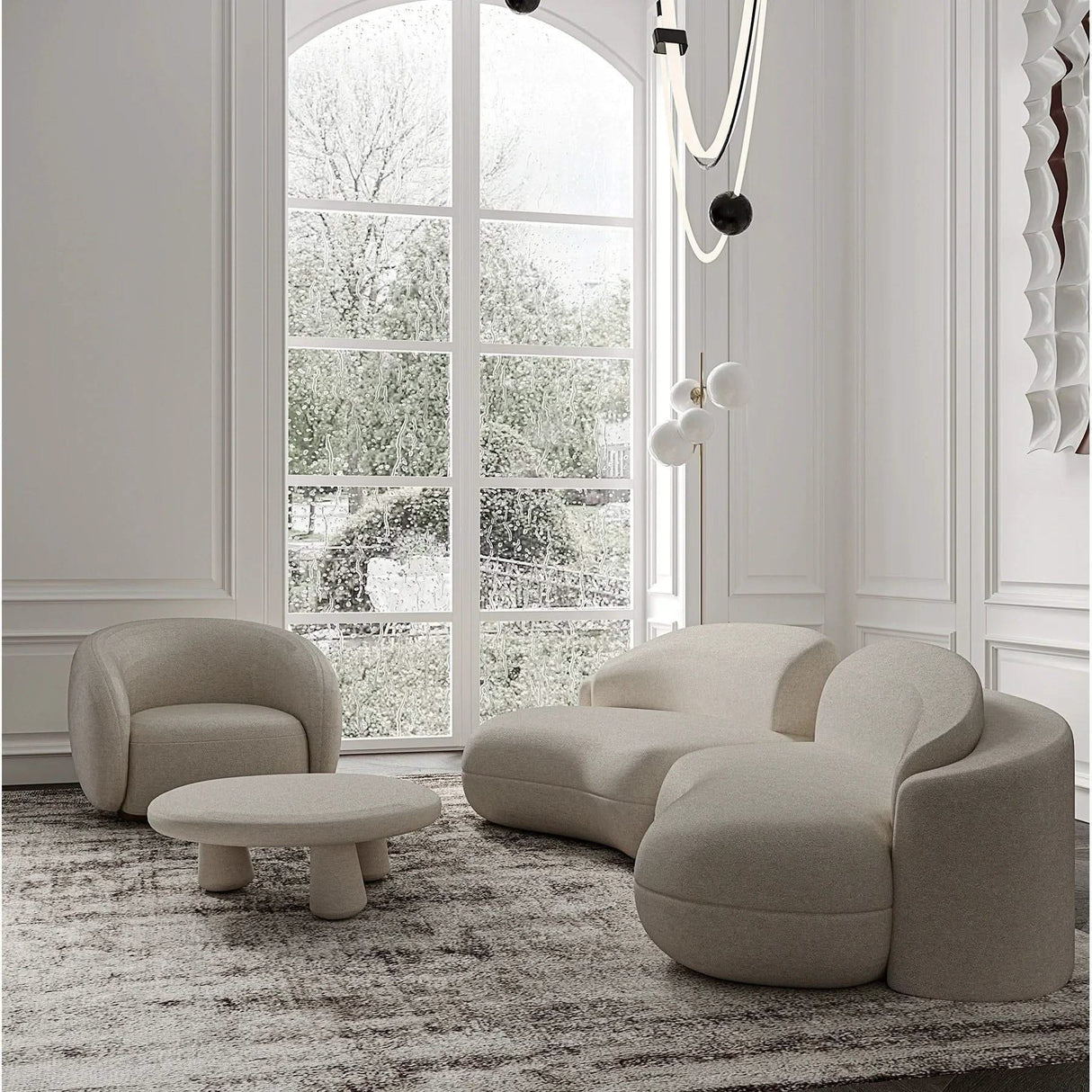 Love Italian Designer Sectional Sofa Set-ChandeliersDecor.com