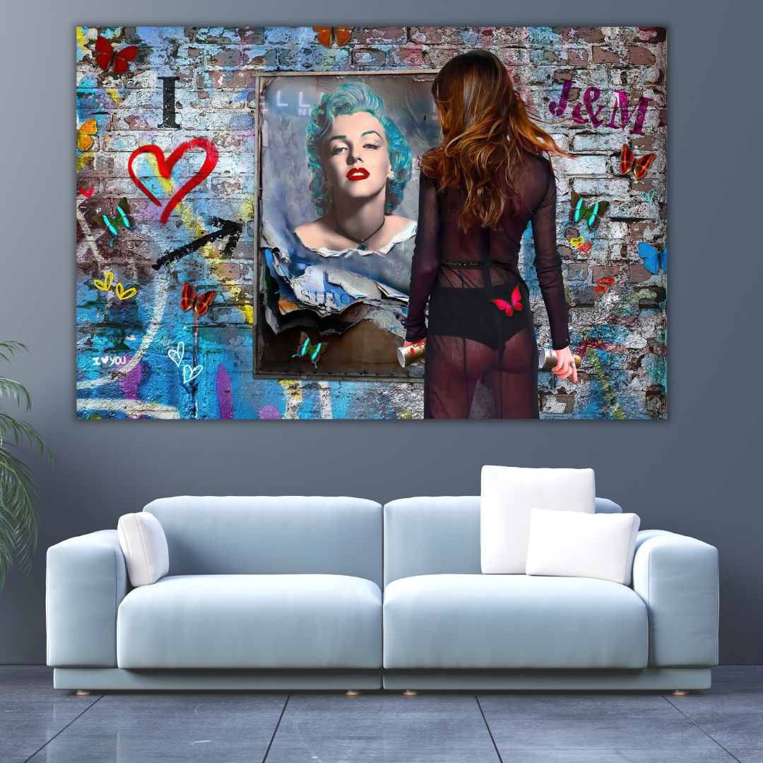 ChandeliersDecor.com-Wall Posters-Love: Marilyn Poster – Captivating Iconic Artwork