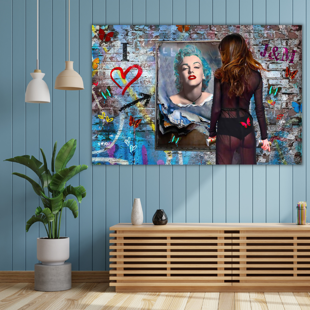 ChandeliersDecor.com-Wall Posters-Love: Marilyn Poster – Captivating Iconic Artwork