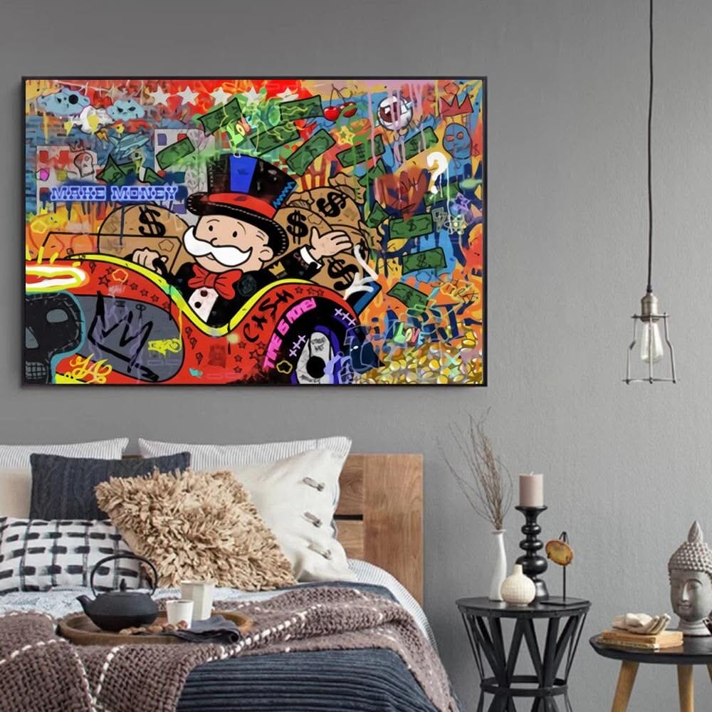 Lucky Strike: Mr Monopoly Poster - Authentic Collectible-ChandeliersDecor.com