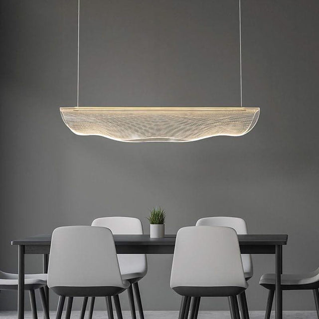 ChandeliersDecor.com-Kitchen Island-Lustre Acrylic Chandelier: Elegant Lighting Fixture