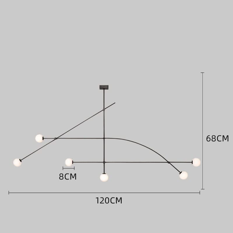 ChandeliersDecor.com-Kitchen Island-Lustre Bars Chandelier: Illuminate with Elegance