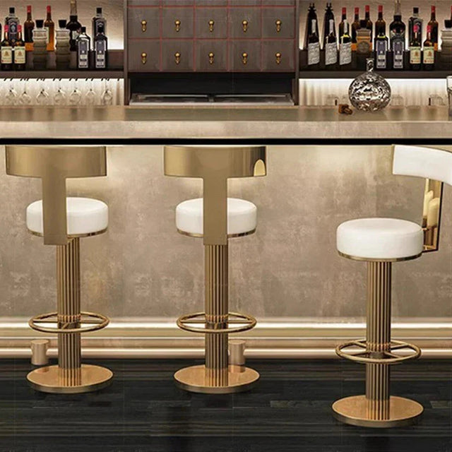 ChandeliersDecor.com-Bar Stools-Luxury Alto Minimalist Bar Stool for Kitchen Island Counter