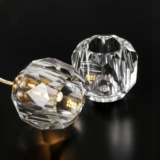 Luxury Crystal Stair Chandelier - Football Shape-ChandeliersDecor.com