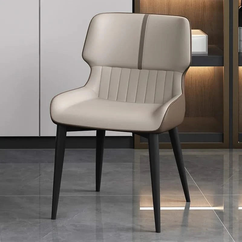 Luxury n Comfort Leather Dining Chair-ChandeliersDecor.com
