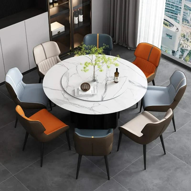 Luxury n Comfort Leather Dining Chair-ChandeliersDecor.com