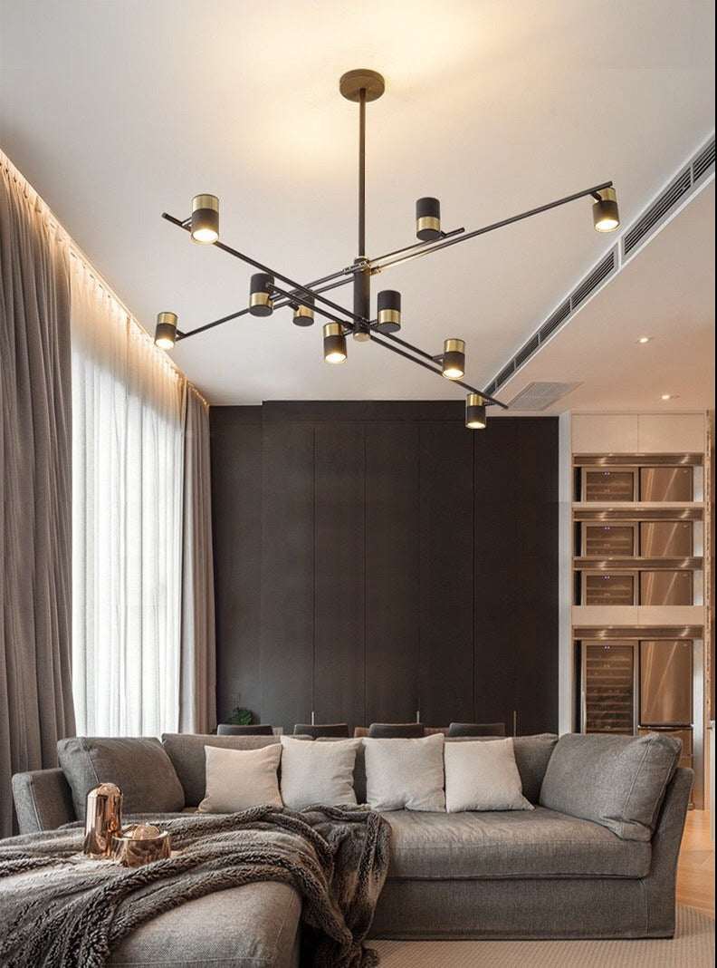 ChandeliersDecor.com-Ceiling Chandelier-Lynx Design Chandelier: Rotatable Sputnik Chandelier