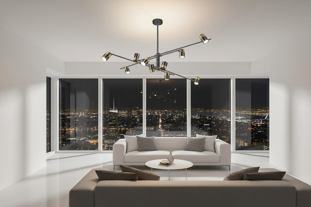 Lynx Design Chandelier: Rotatable Sputnik Chandelier-ChandeliersDecor.com