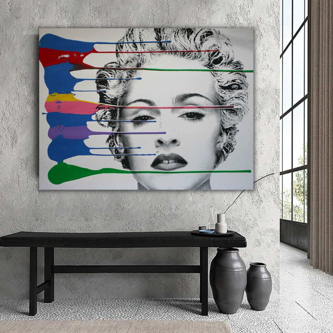 Madonna Poster: Paint Your Space with Iconic Art-ChandeliersDecor.com
