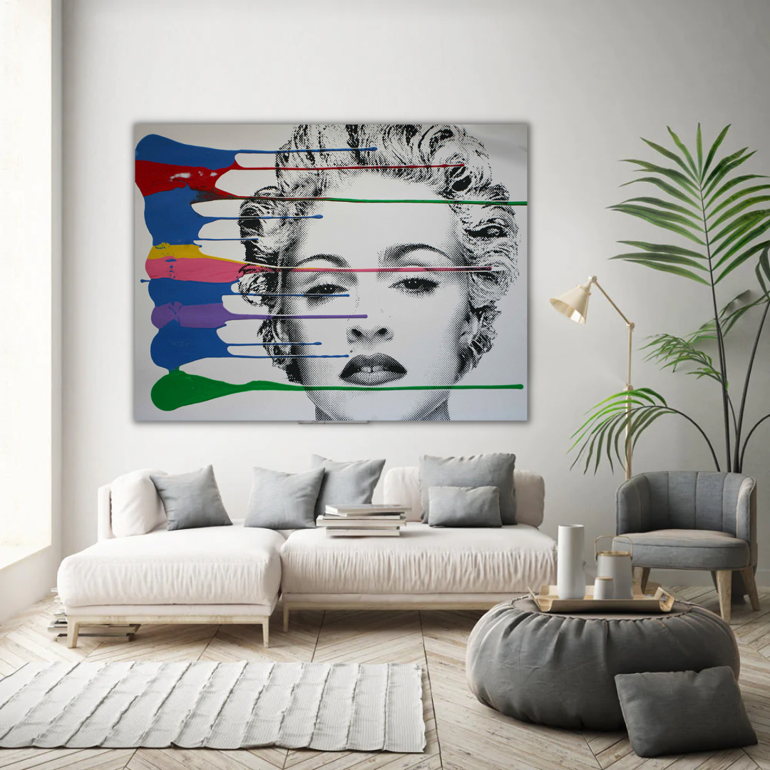 Madonna Poster: Paint Your Space with Iconic Art-ChandeliersDecor.com