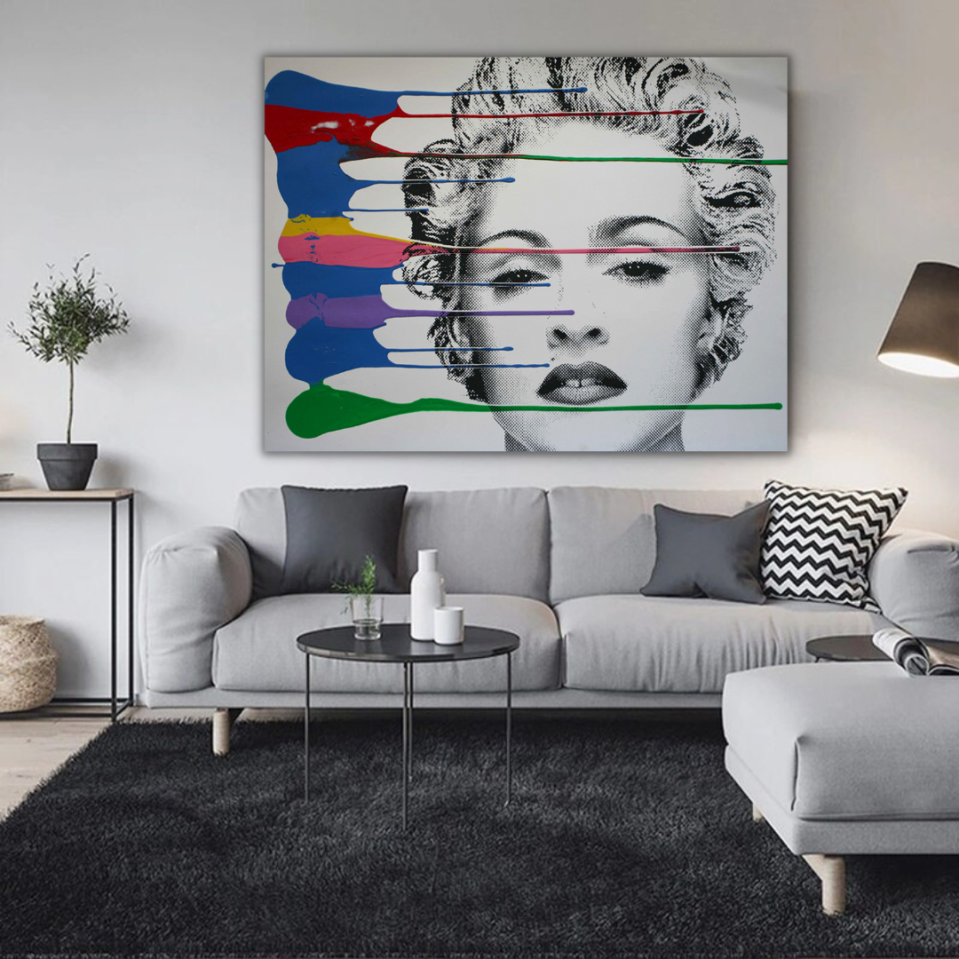 Madonna Poster: Paint Your Space with Iconic Art-ChandeliersDecor.com