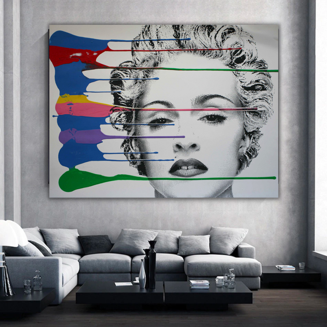 Madonna Poster: Paint Your Space with Iconic Art-ChandeliersDecor.com