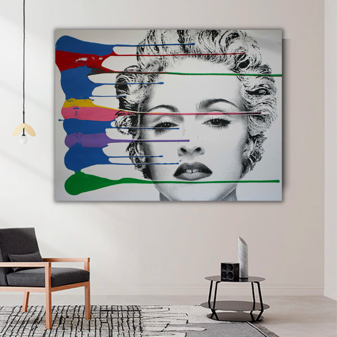 Madonna Poster: Paint Your Space with Iconic Art-ChandeliersDecor.com