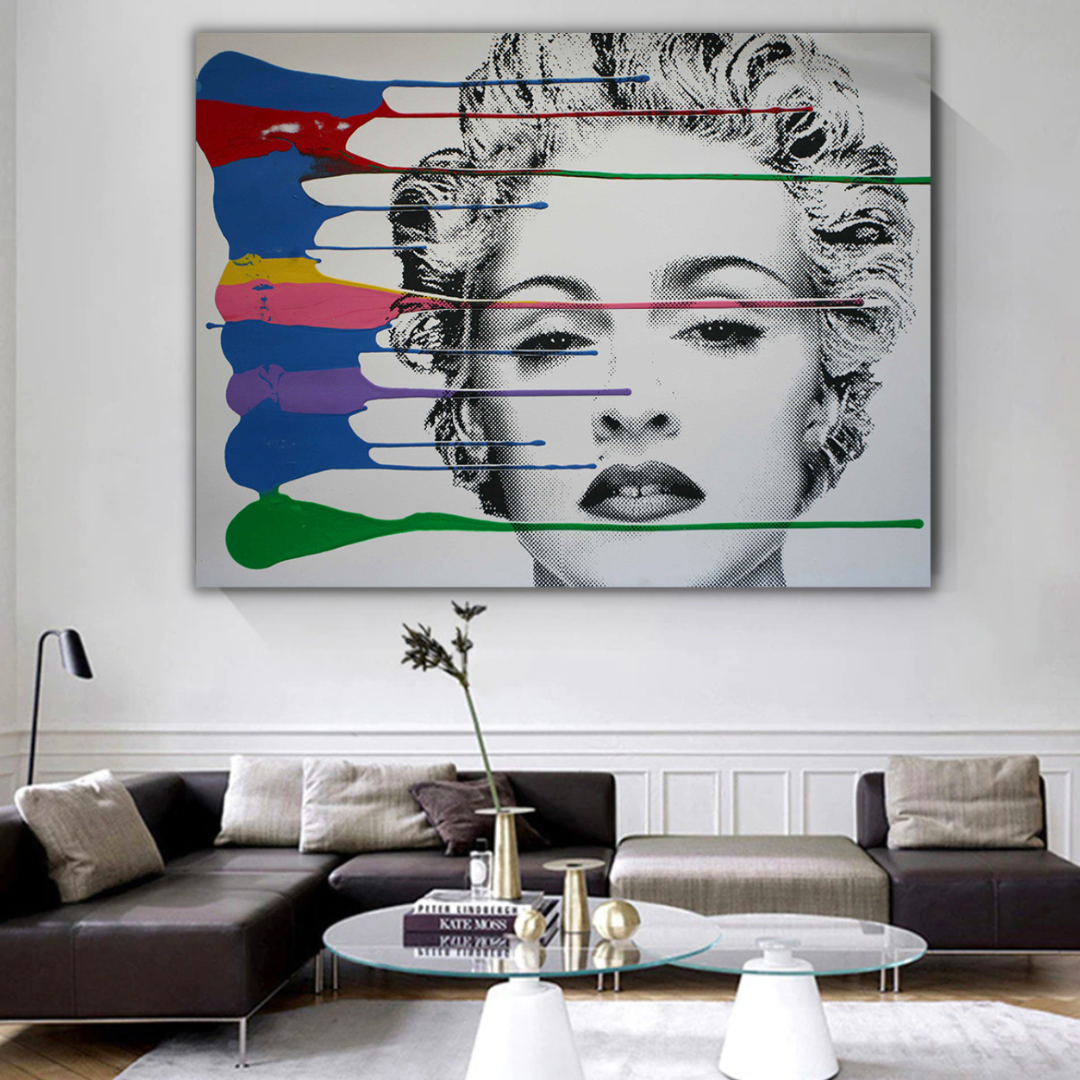 Madonna Poster: Paint Your Space with Iconic Art-ChandeliersDecor.com
