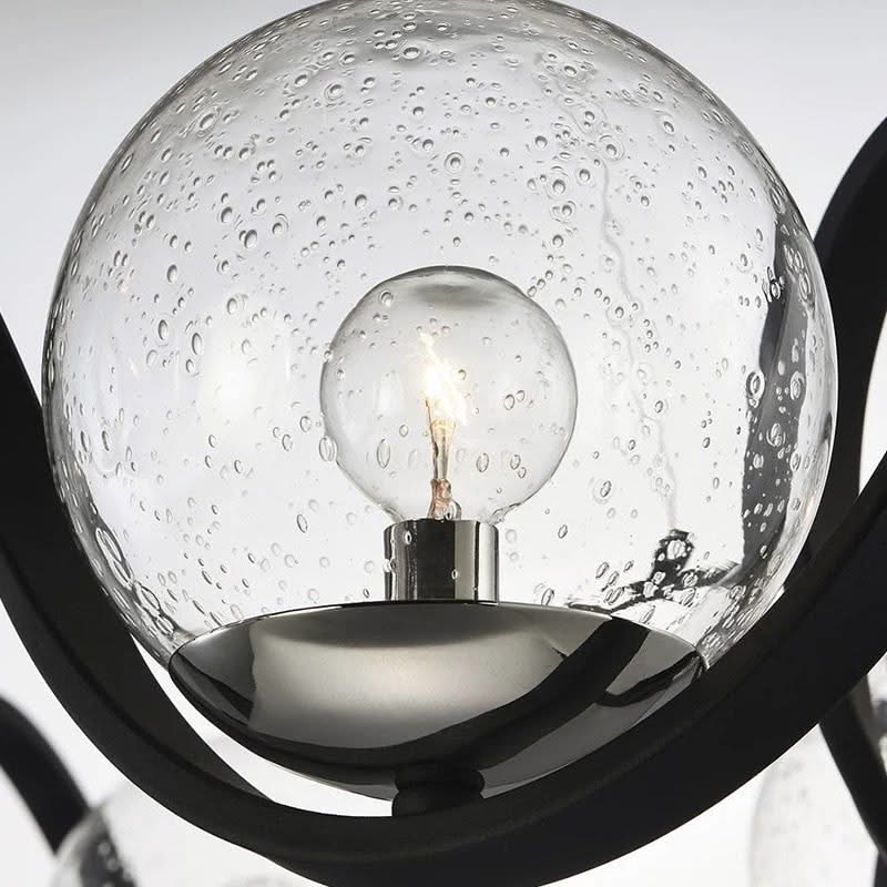 Magic Bean Molecular LED Chandelier with Glass Bubbles-ChandeliersDecor.com