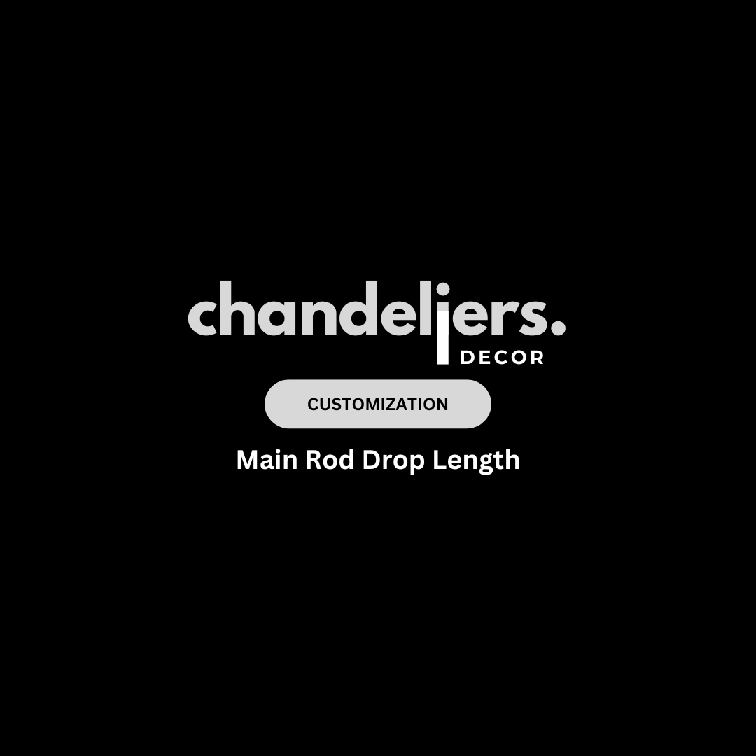 Main Rod Drop Length Addon-ChandeliersDecor.com