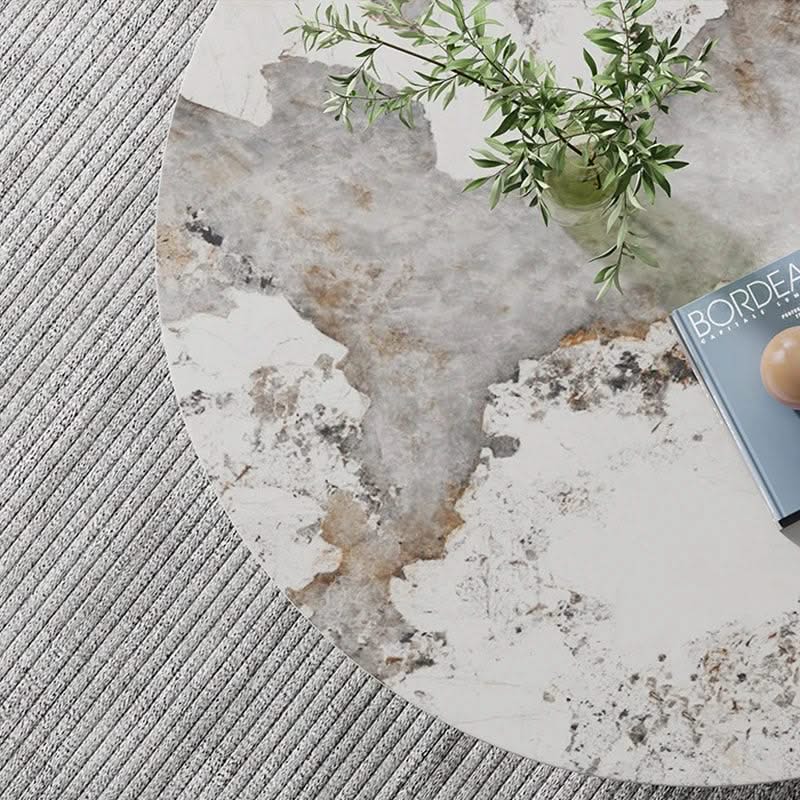 Marble Coffee Table Globe Balls Design-ChandeliersDecor.com