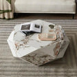 ChandeliersDecor.com-Coffee Tables-Marble Diamond Designer Coffee Table