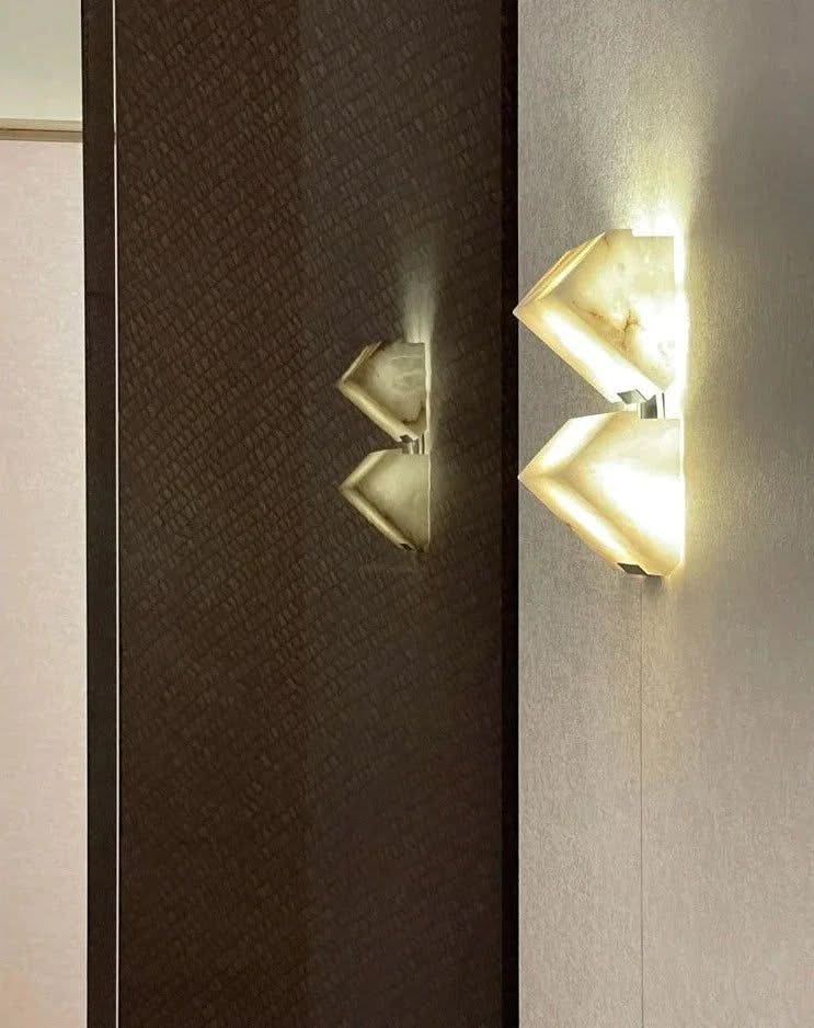 Marble Natural Stone LED Wall Light-ChandeliersDecor.com