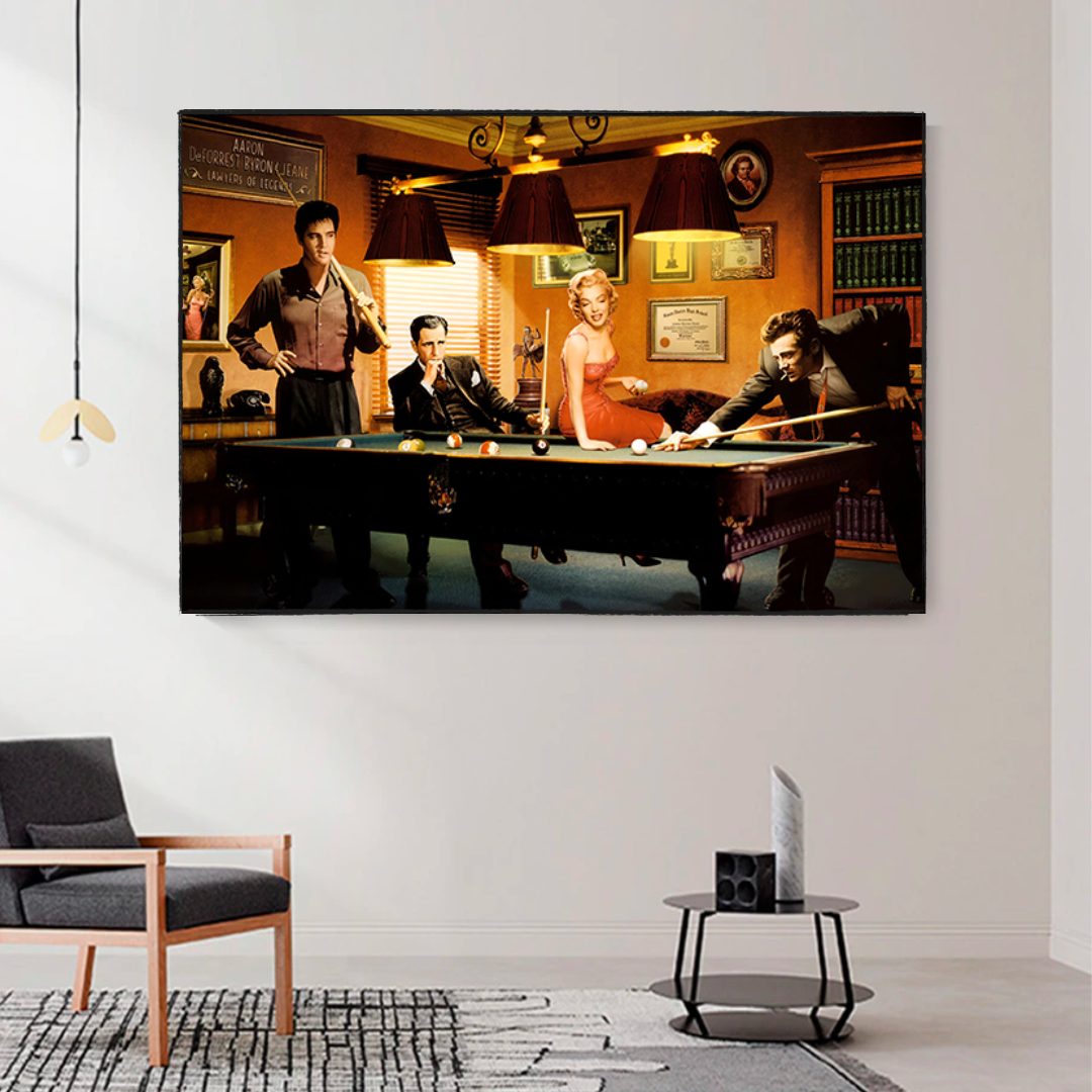 Marilyn and James Dean and Elvis Poster - Eye-Catching Art-ChandeliersDecor.com