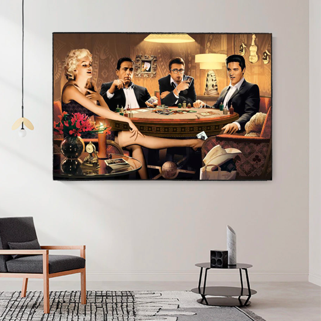 ChandeliersDecor.com-Wall Posters-Marilyn, James Dean and Elvis Poster: The Perfect Addition