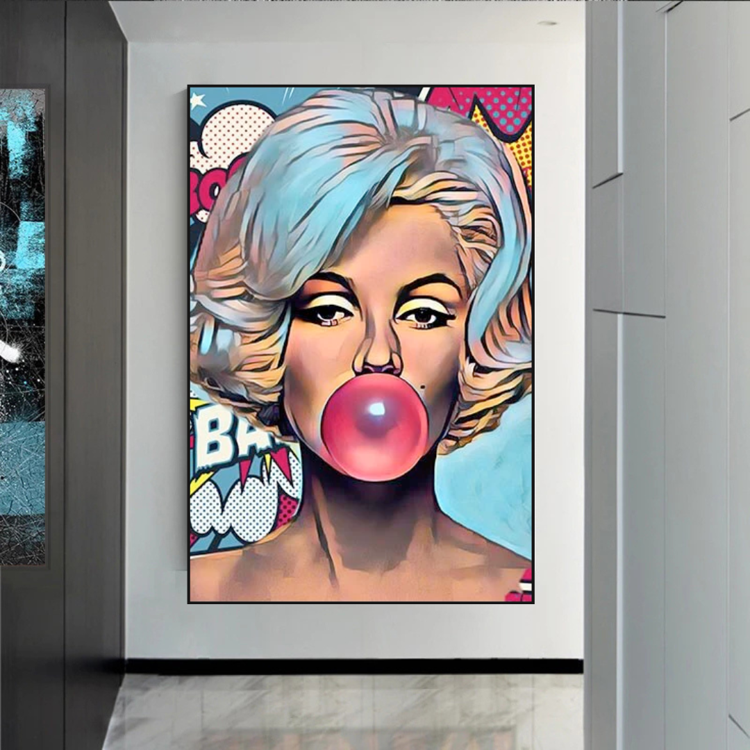 ChandeliersDecor.com-Wall Posters-Marilyn Monroe Bubble: A Delightful Collectible