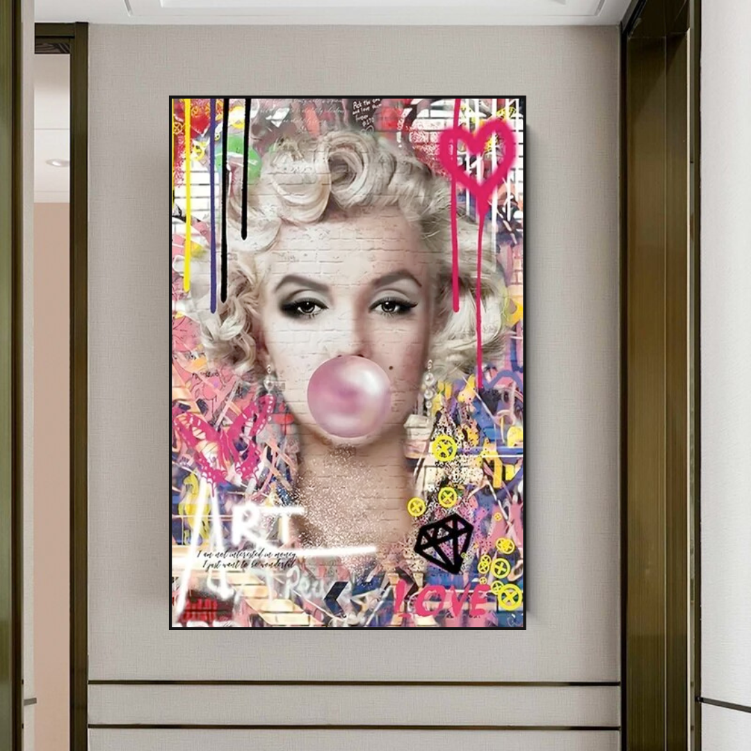ChandeliersDecor.com-Wall Posters-Marilyn Monroe Bubble - Explore the Iconic Style|