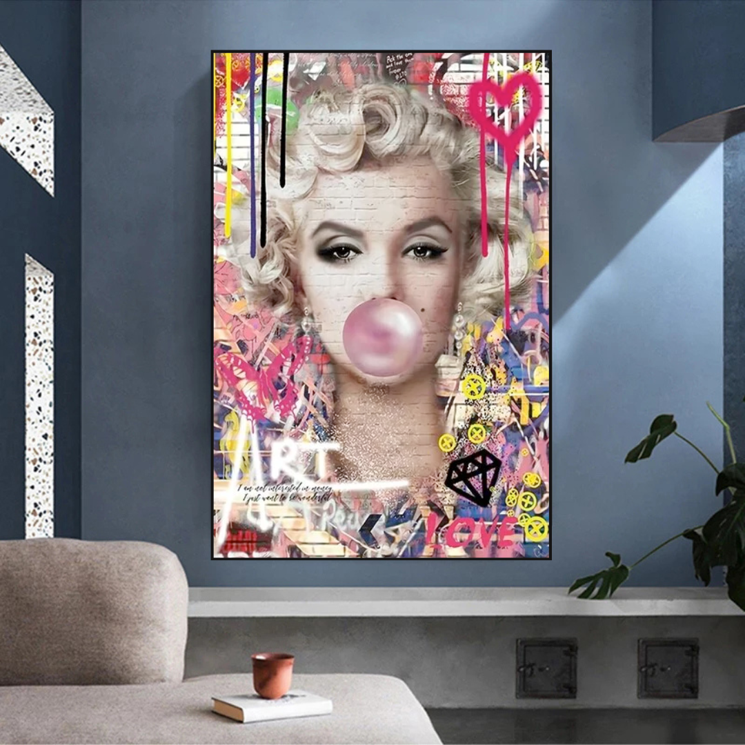 ChandeliersDecor.com-Wall Posters-Marilyn Monroe Bubble - Explore the Iconic Style|