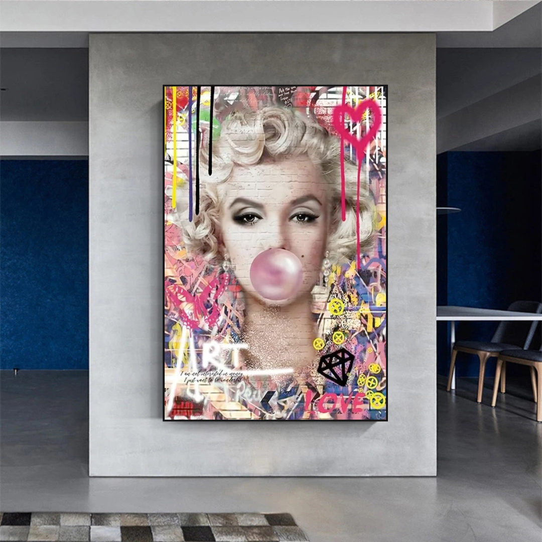 ChandeliersDecor.com-Wall Posters-Marilyn Monroe Bubble - Explore the Iconic Style|