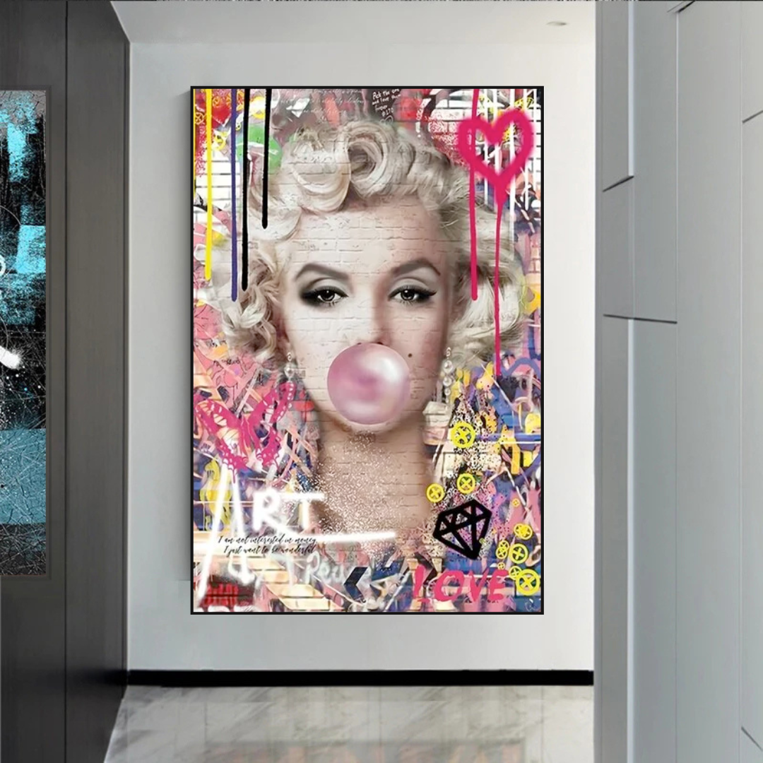 ChandeliersDecor.com-Wall Posters-Marilyn Monroe Bubble - Explore the Iconic Style|