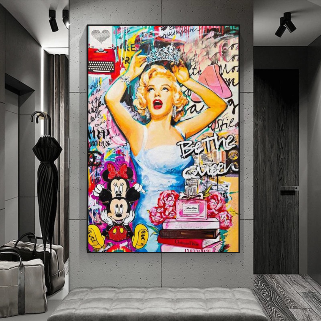 Marilyn Monroe Graffiti: Art Inspired by the Icon-ChandeliersDecor.com