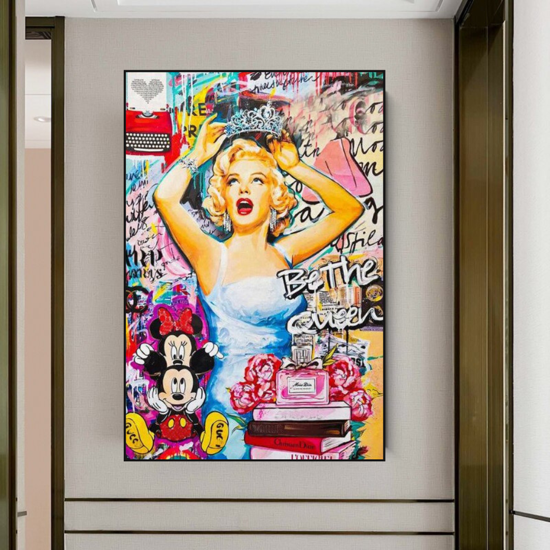 Marilyn Monroe Graffiti: Art Inspired by the Icon-ChandeliersDecor.com