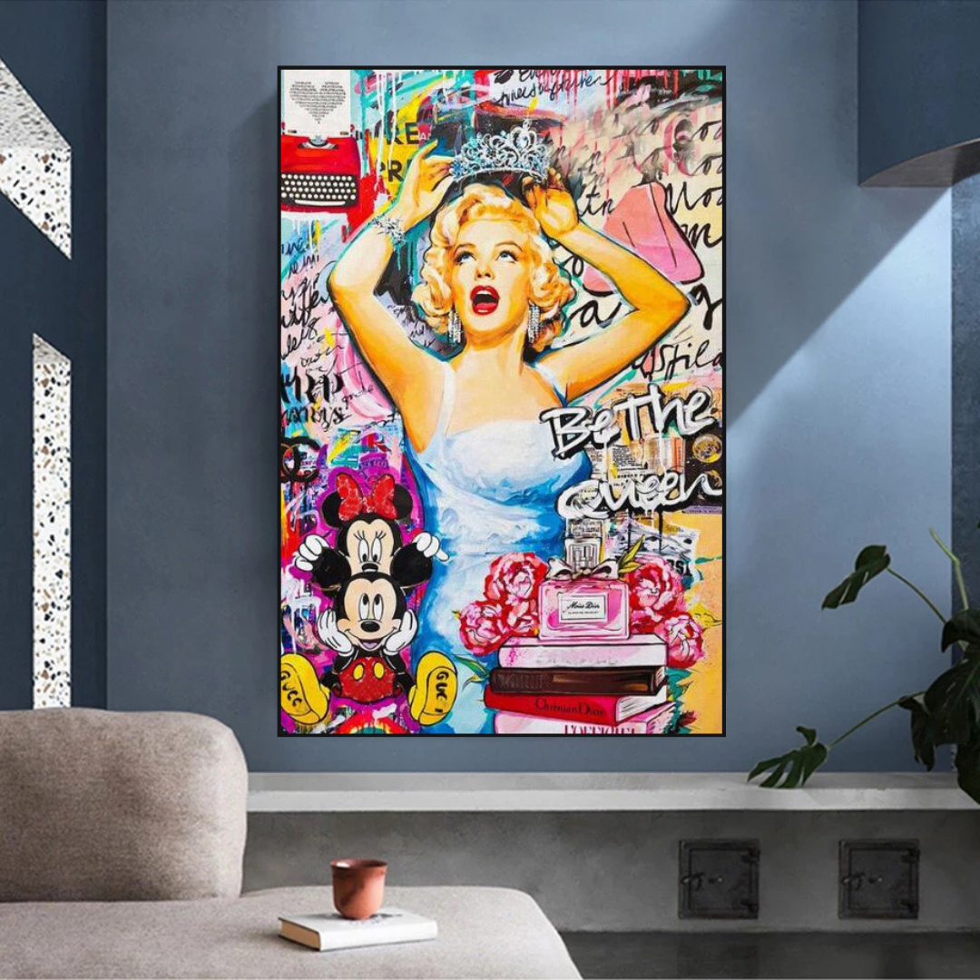 Marilyn Monroe Graffiti: Art Inspired by the Icon-ChandeliersDecor.com