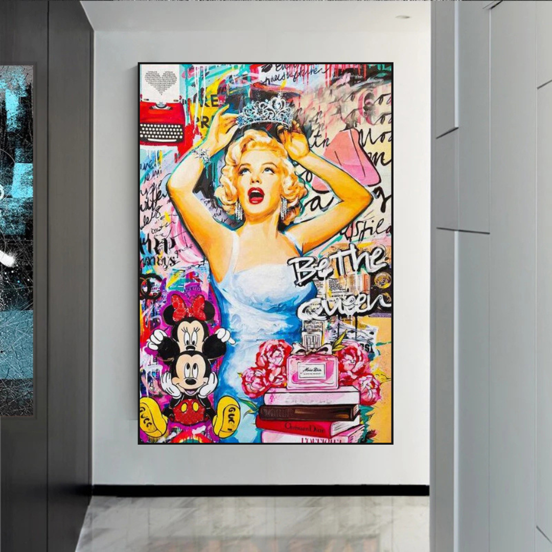 Marilyn Monroe Graffiti: Art Inspired by the Icon-ChandeliersDecor.com