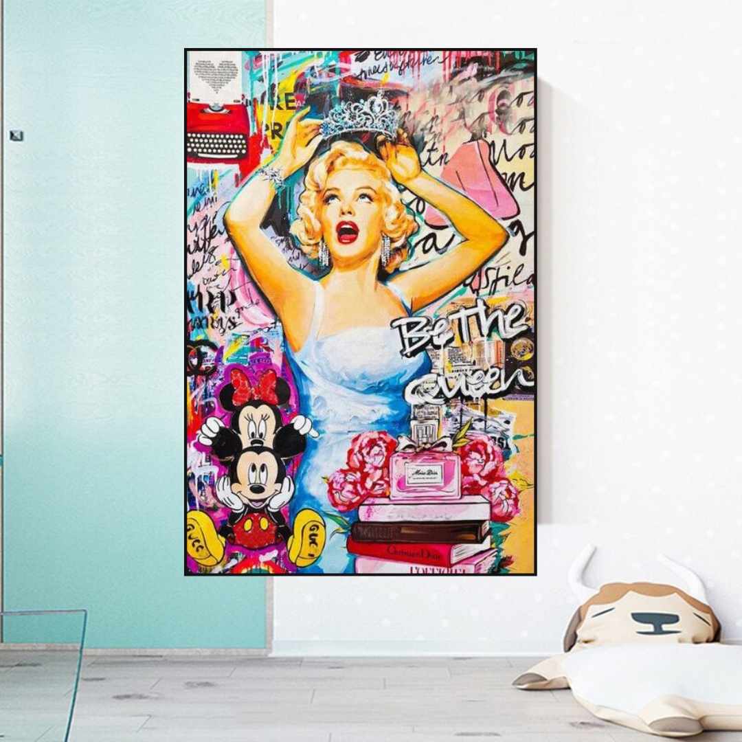 Marilyn Monroe Graffiti: Art Inspired by the Icon-ChandeliersDecor.com