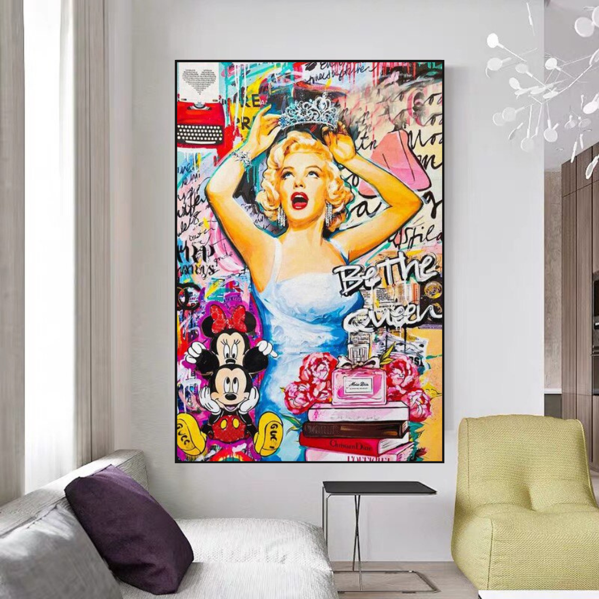 Marilyn Monroe Graffiti: Art Inspired by the Icon-ChandeliersDecor.com