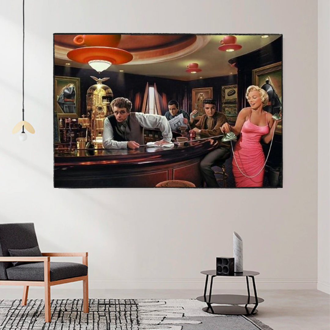 Marilyn Monroe Poster: Classic Iconography Wall Art-ChandeliersDecor.com