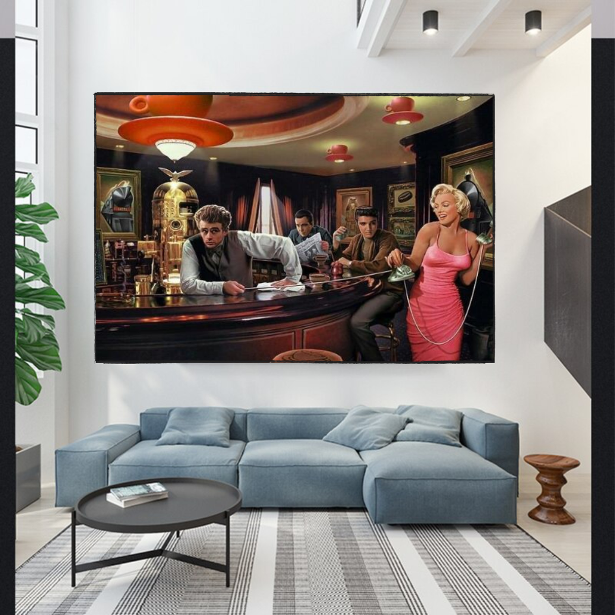 Marilyn Monroe Poster: Classic Iconography Wall Art-ChandeliersDecor.com