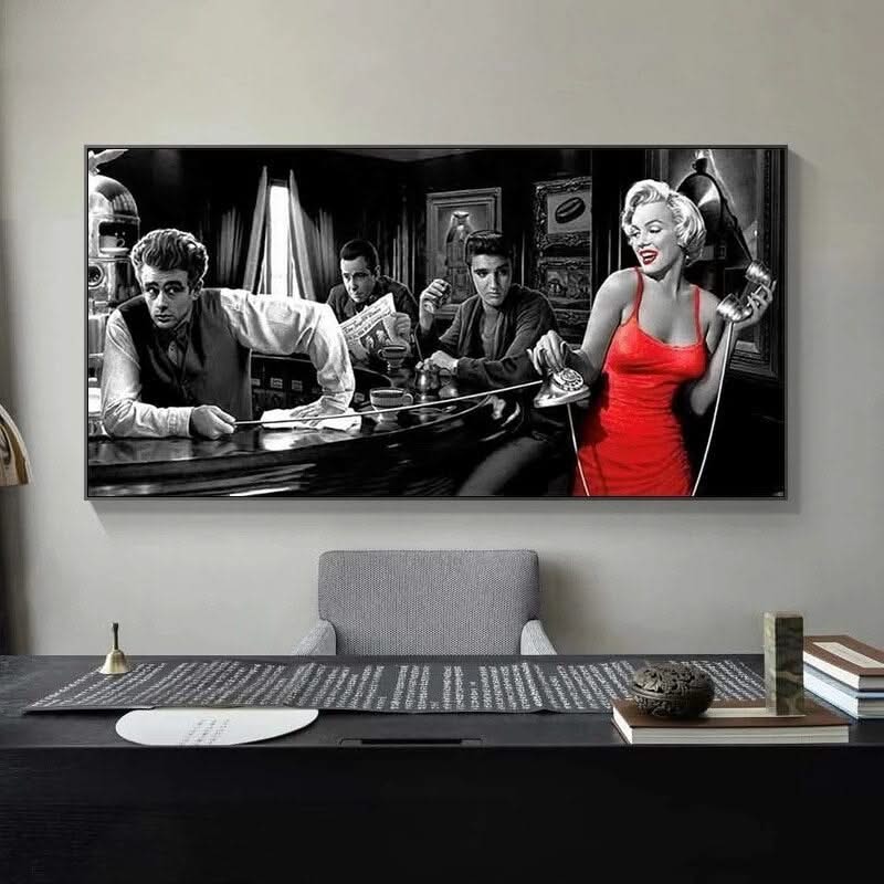 Marilyn Monroe Poster Exquisite Artistic Tribute-ChandeliersDecor.com