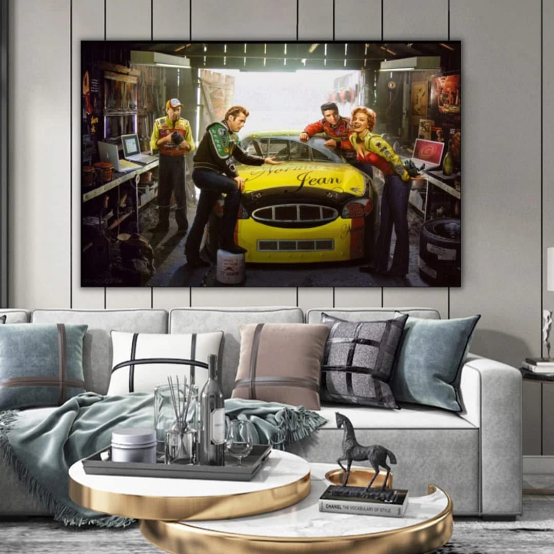 Marilyn Poster: Elevate Your Garage's Style-ChandeliersDecor.com
