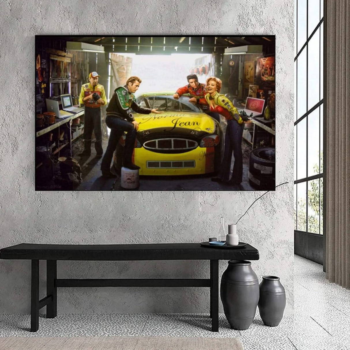 Marilyn Poster: Elevate Your Garage's Style-ChandeliersDecor.com