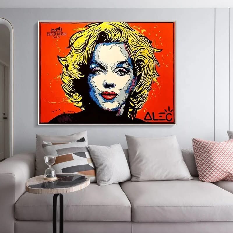 Marilyn Poster Exclusive Alec Collection Hermes-ChandeliersDecor.com