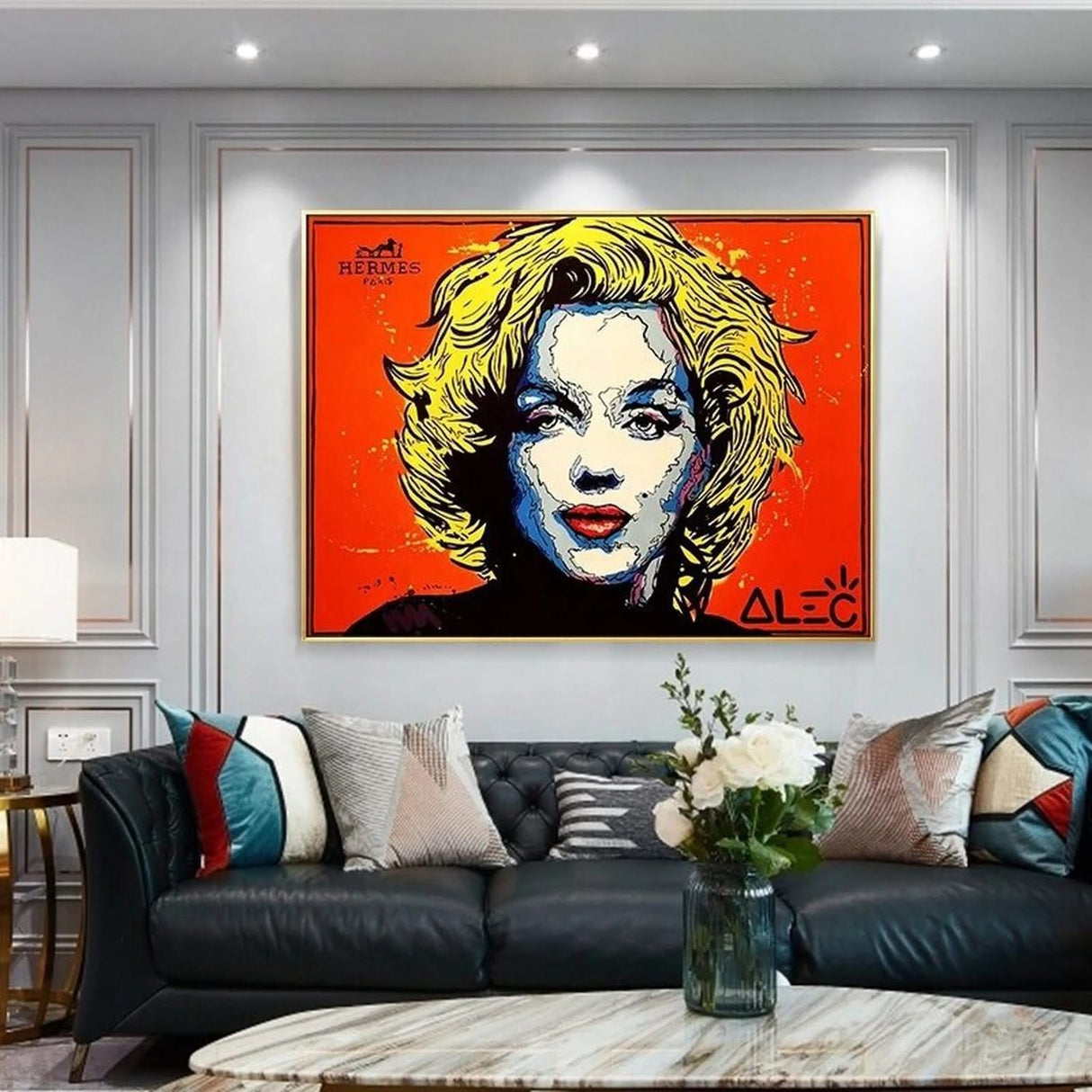 Marilyn Poster Exclusive Alec Collection Hermes-ChandeliersDecor.com
