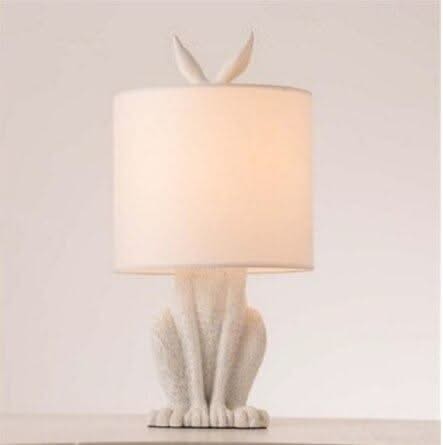 ChandeliersDecor.com-Table Lamp-Masked Rabbit Resin Table Lamp - Illuminate Your Space
