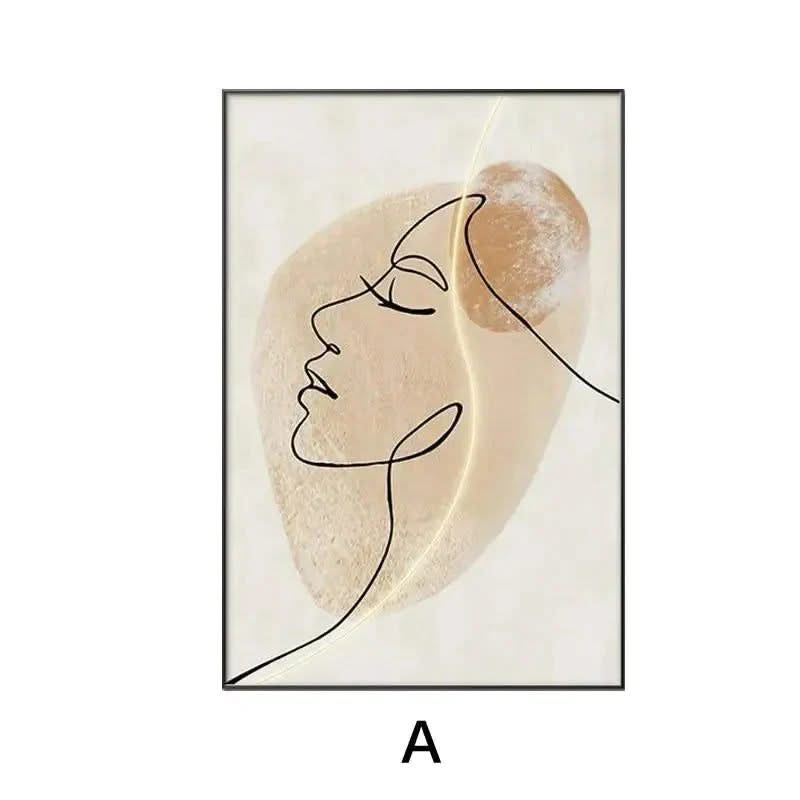 Matisse Abstract Art LED Wall Mounted Light-ChandeliersDecor.com