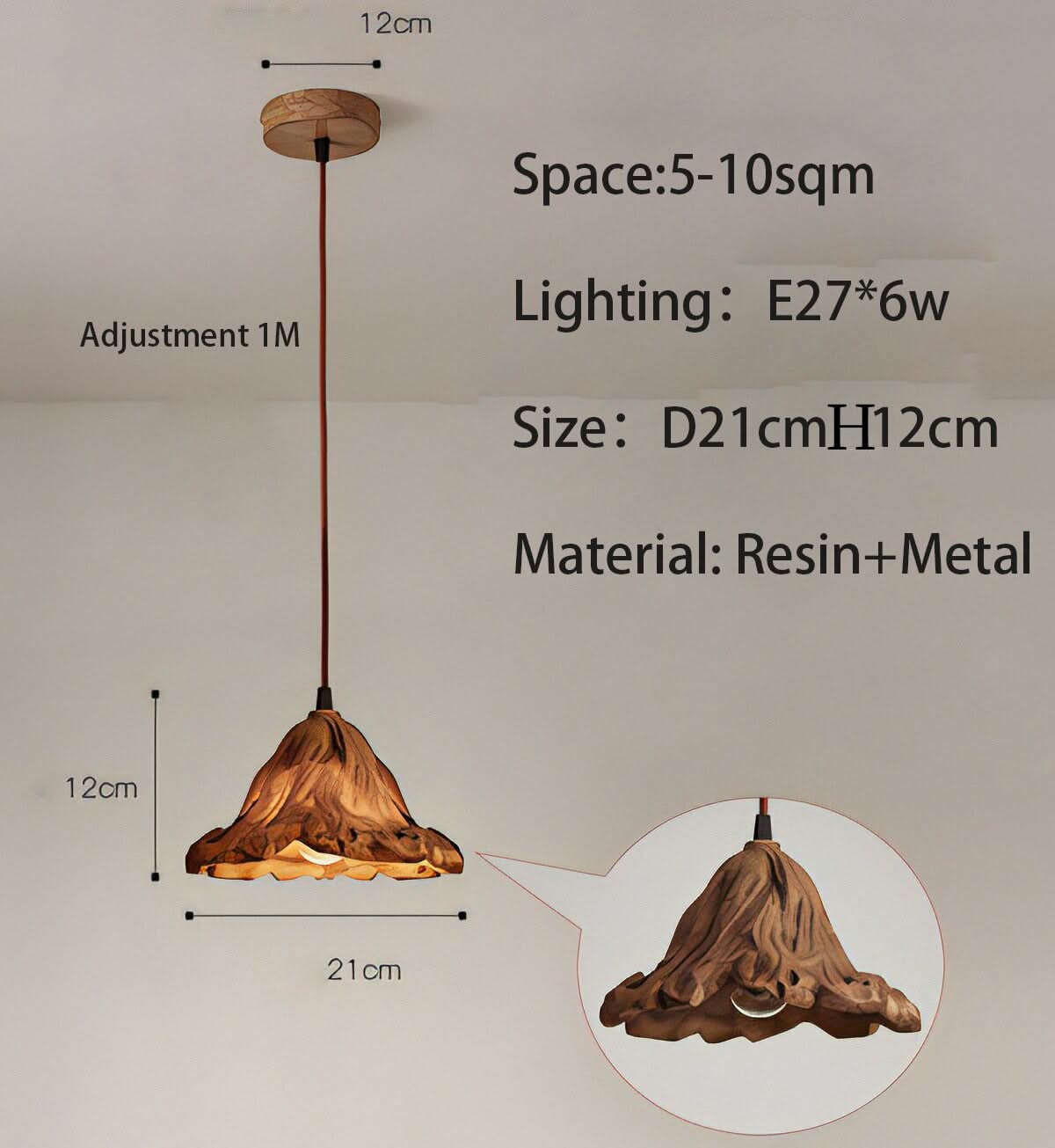 Metal Lustre Ceiling Lamp - Elegant and Stylish Lighting-ChandeliersDecor.com