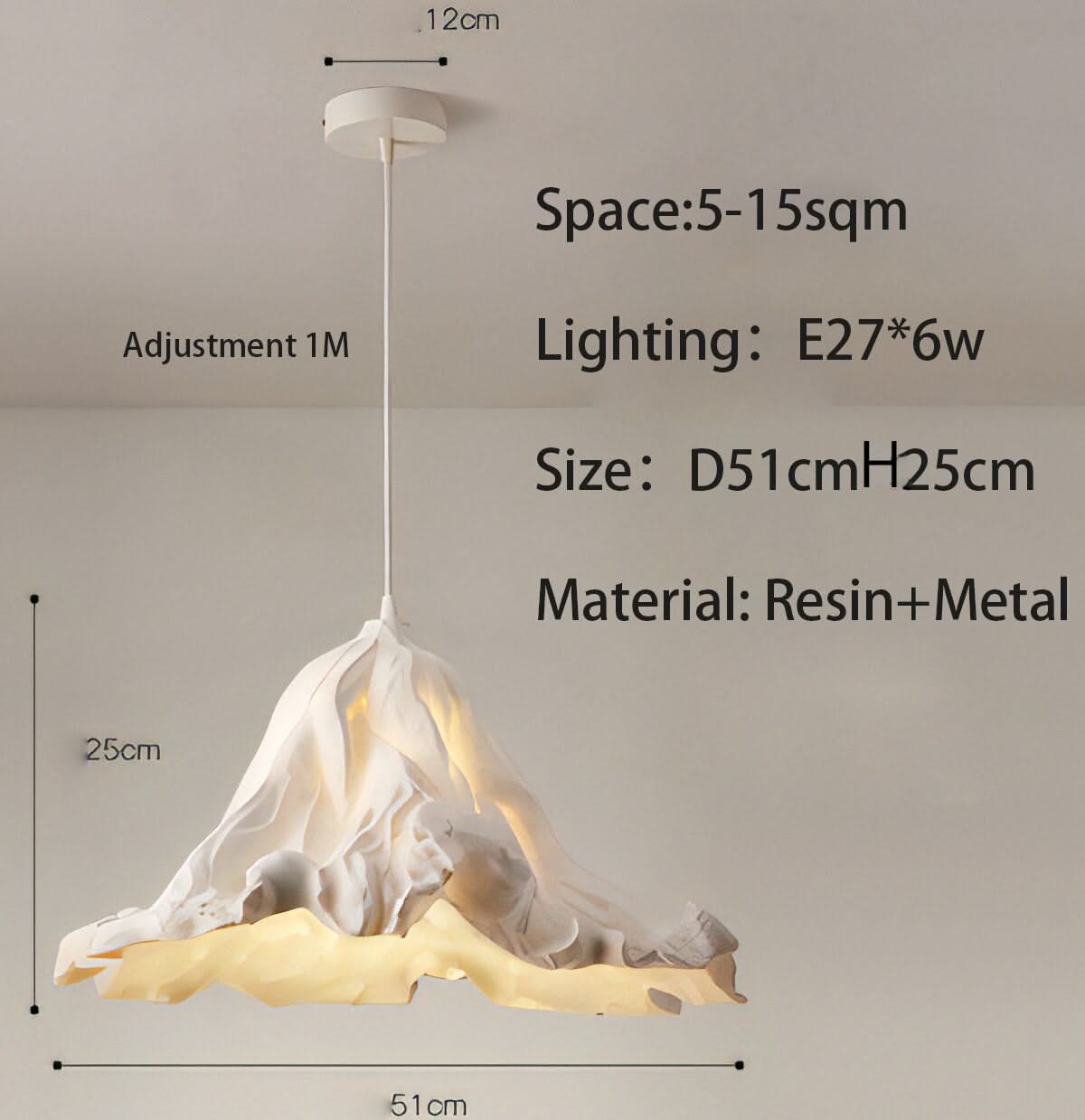 Metal Lustre Ceiling Lamp - Elegant and Stylish Lighting-ChandeliersDecor.com