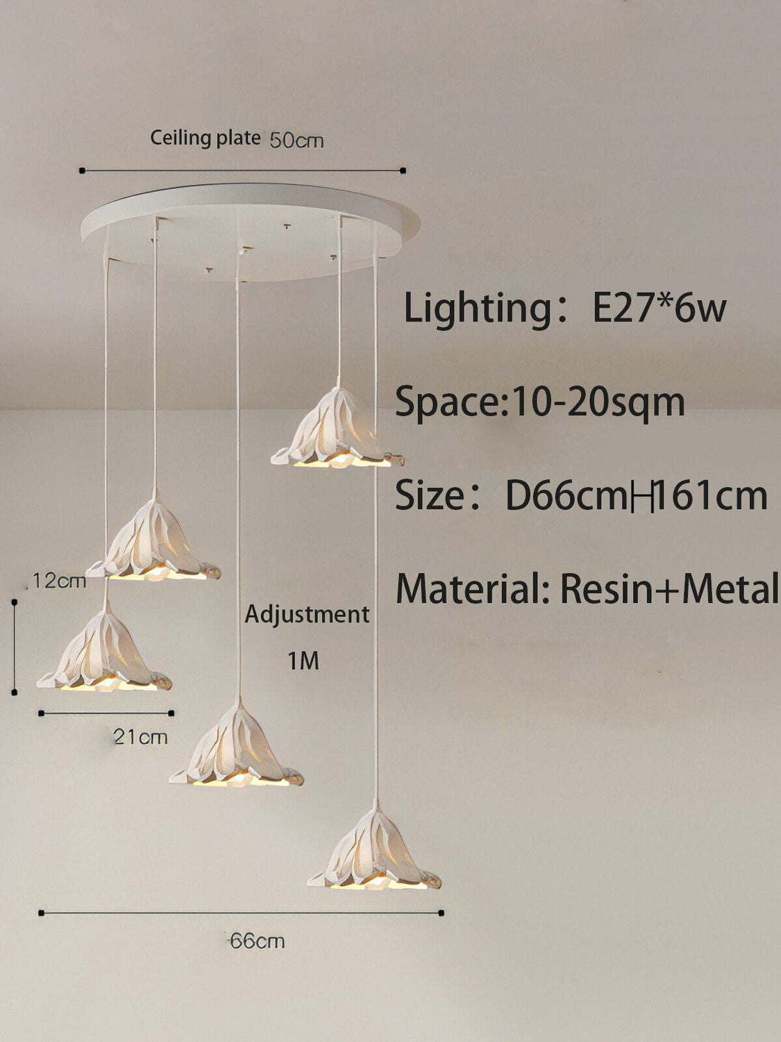 ChandeliersDecor.com-Pendant Lights-Metal Lustre Ceiling Lamp - Elegant and Stylish Lighting