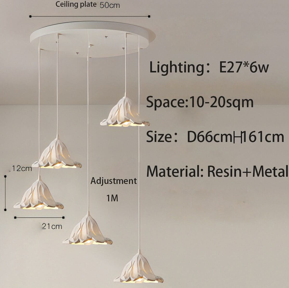 Metal Lustre Ceiling Lamp - Elegant and Stylish Lighting-ChandeliersDecor.com